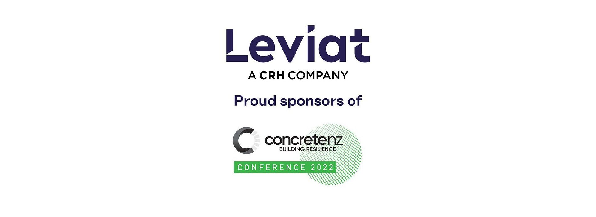 Proud Sponsors of Concrete NZ Conference 2022