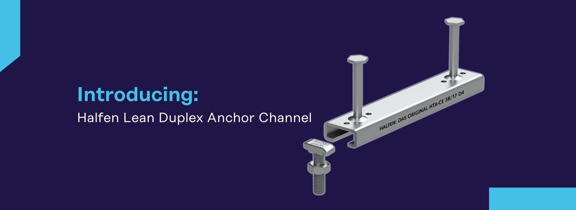 Introducing Halfen Lean Duplex Anchor Channels