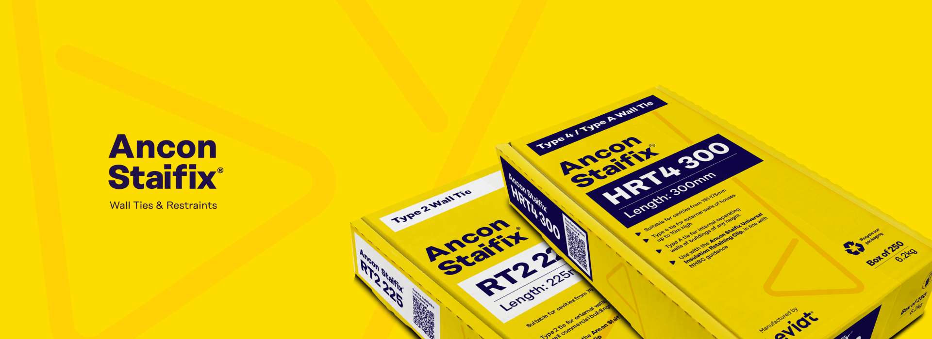 Ancon Staifix Brand Refresh: New Packaging, Same Quality Products 