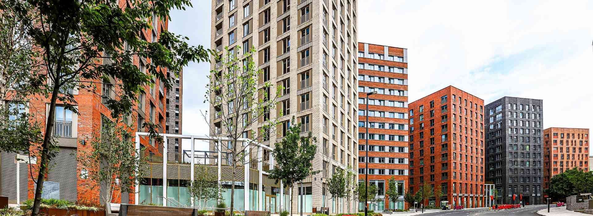 Leviat’s Halfen thermal break connectors make light work of complex balcony fixing at London’s new housing mega-development