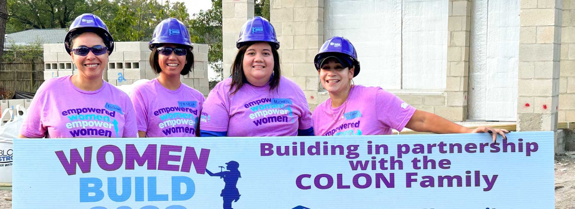 Photo of Leviat volunteers for Women Work 2023