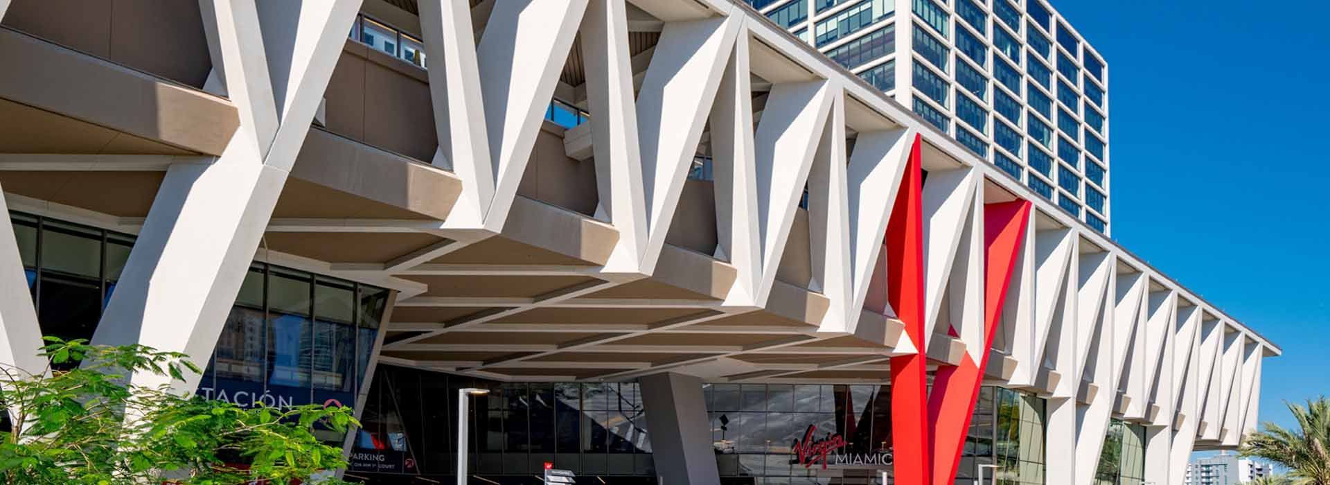 Image of the Miami Brightline Station